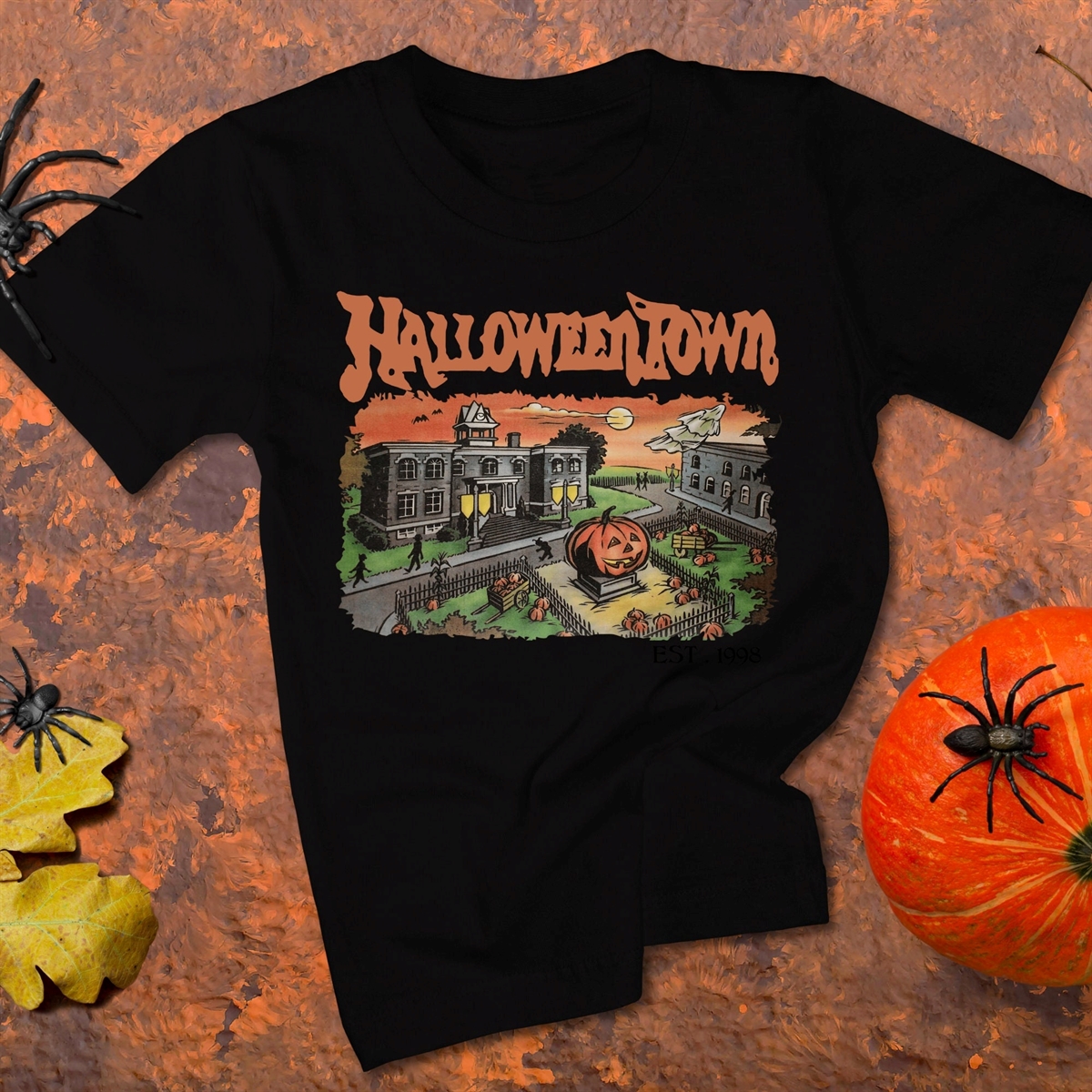 Halloweentown Est 1998 Shirt University Retro Tee For Spooky Season Cute Fall Look