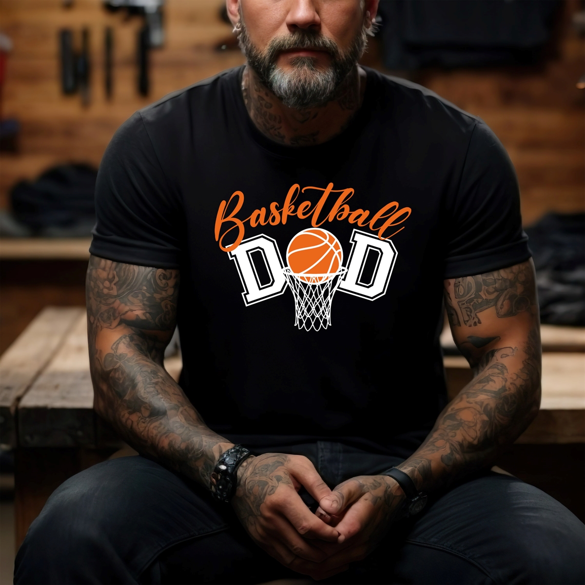 Basketball Dad Shirt Father’s Day & Dad Birthday Gift – Basketball Lover Tee For Men – Basketball Coach Gift