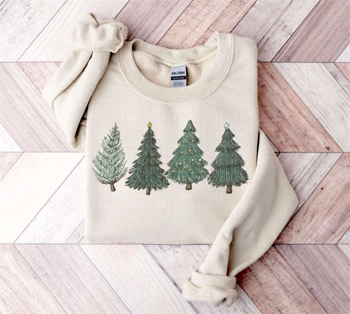 Christmas Embroidered Crewneck Pullover