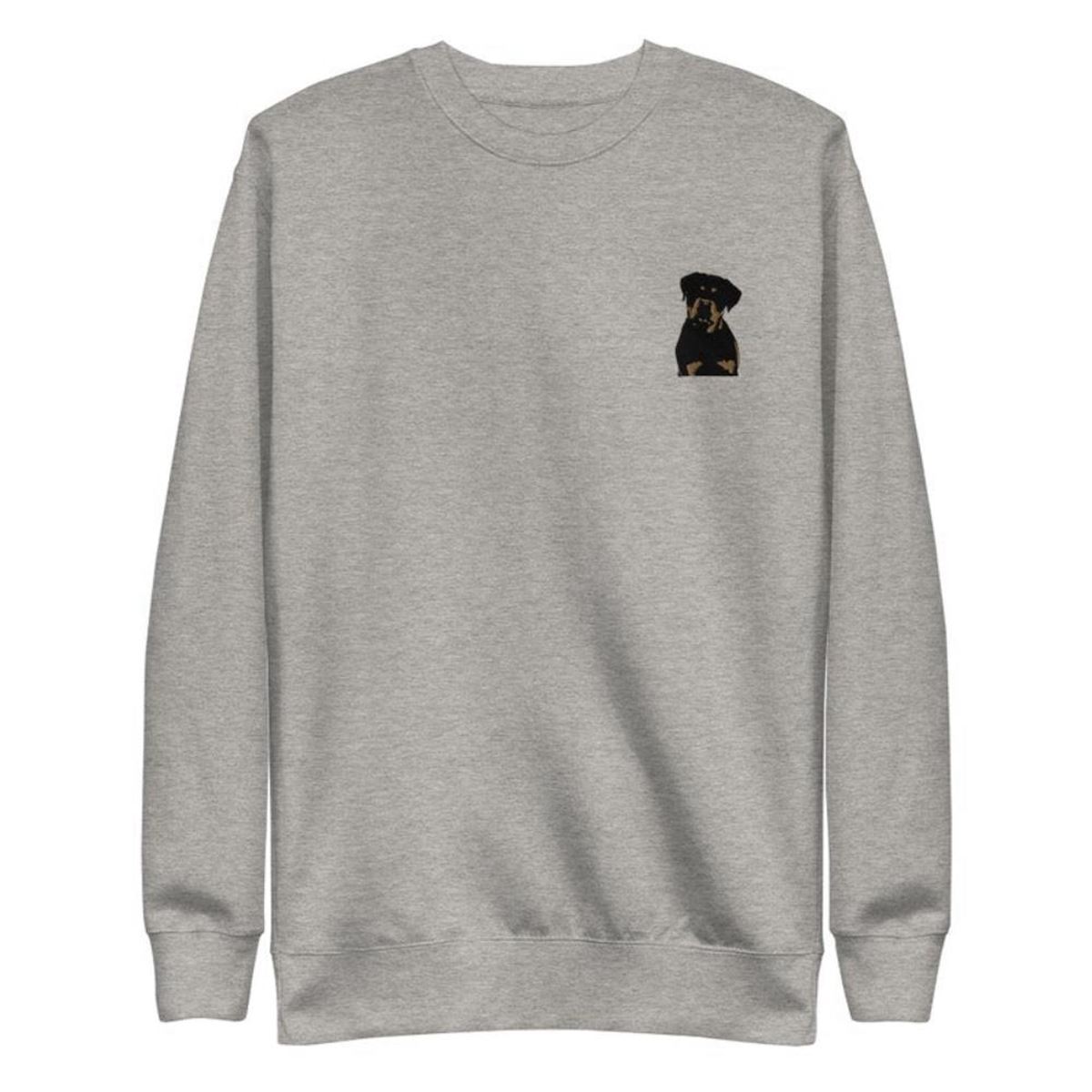 Dog Lover Embroidered Sweatshirt 2d Crewneck