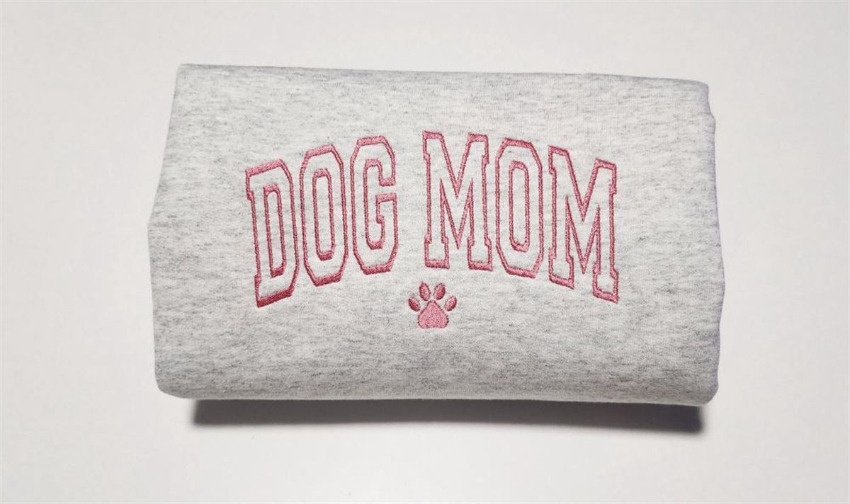 Dog Mama Sweatshirt Christmas Embroidered