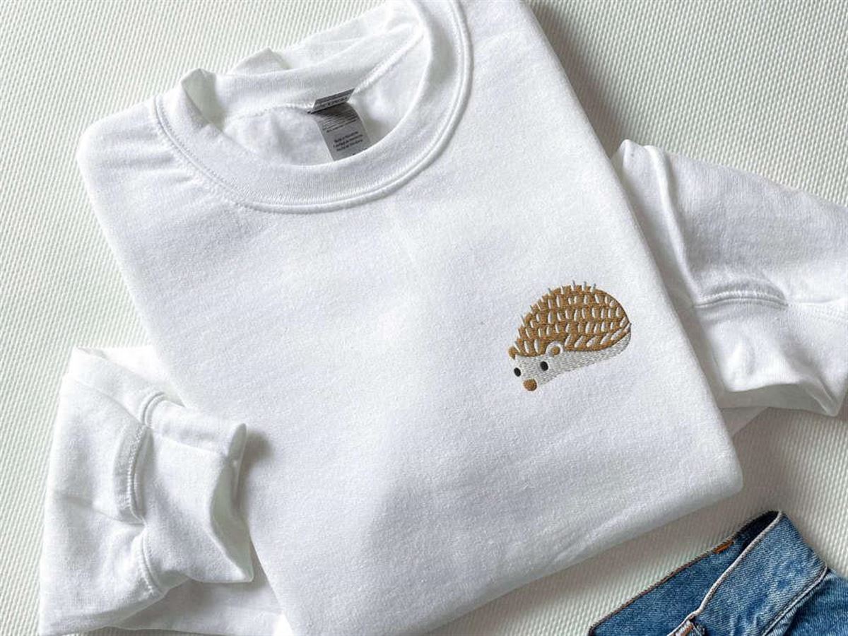 Embroidered Hedgehog Sweatshirt