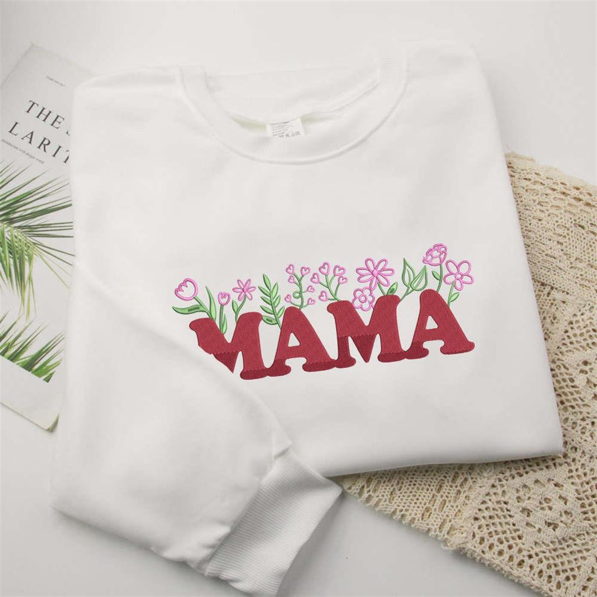 Embroidered Mother’s Day Sweater Gift