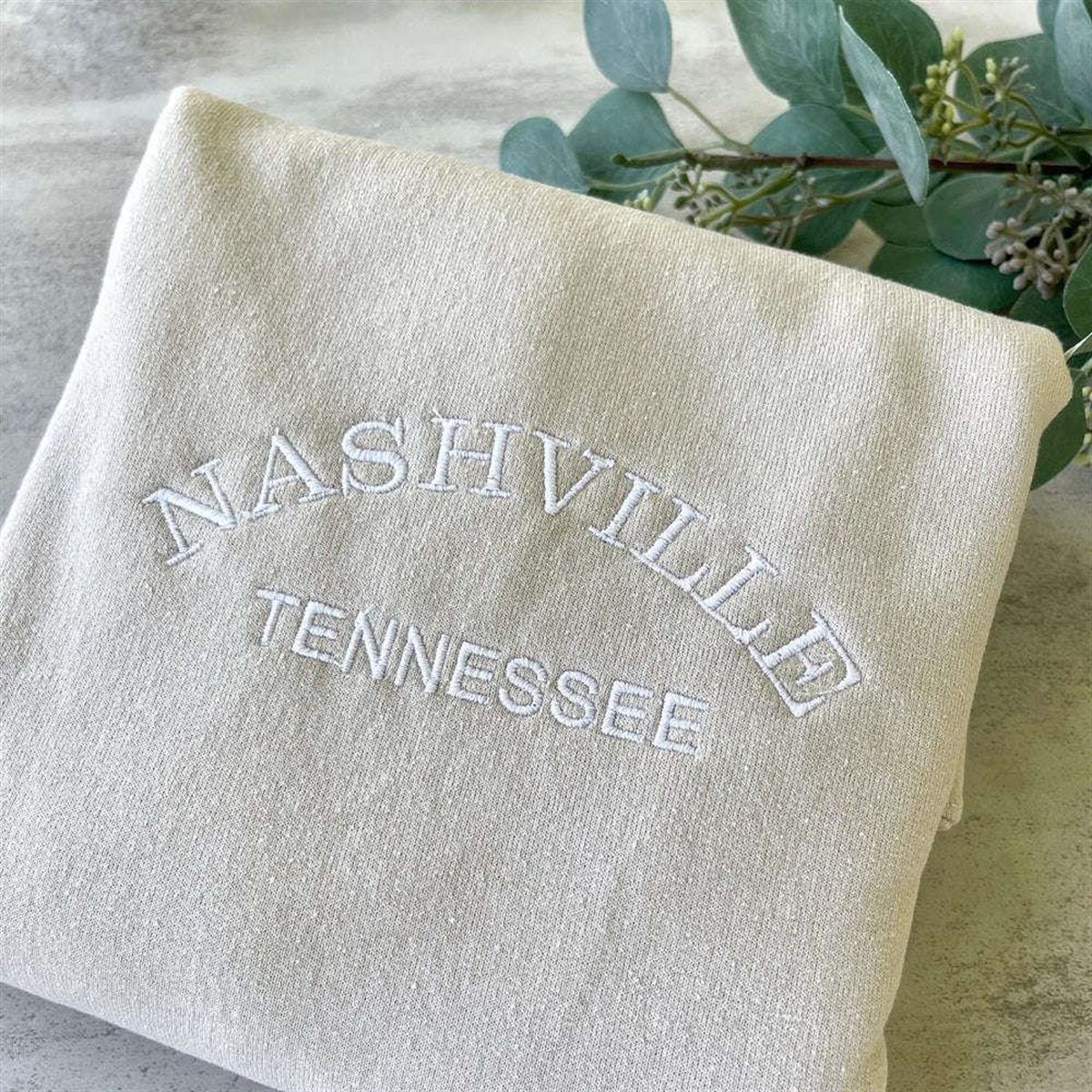 Embroidered Nashville Tennessee Sweatshirt