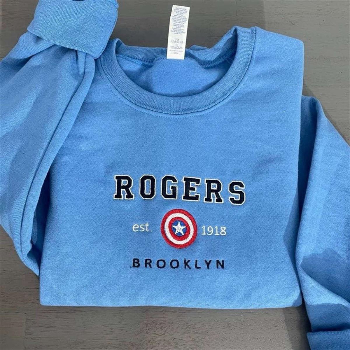 Embroidered Rogers 1918 Sweatshirt Crewneck