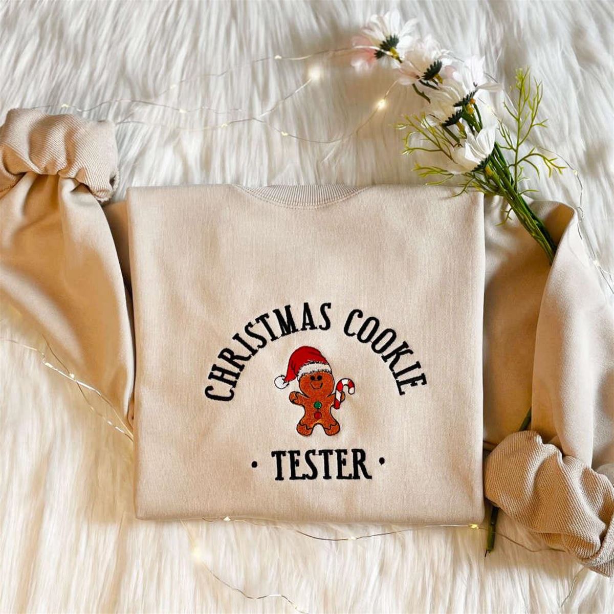 Gingerbread Christmas Cookie Baker Sweatshirt