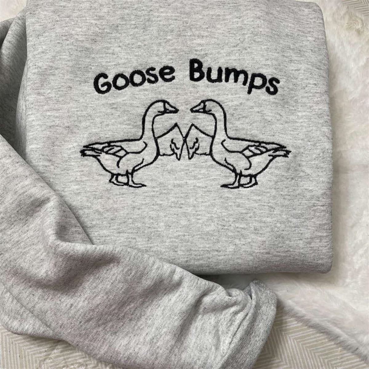 Goosebumps Embroidered Crewneck Sweatshirt