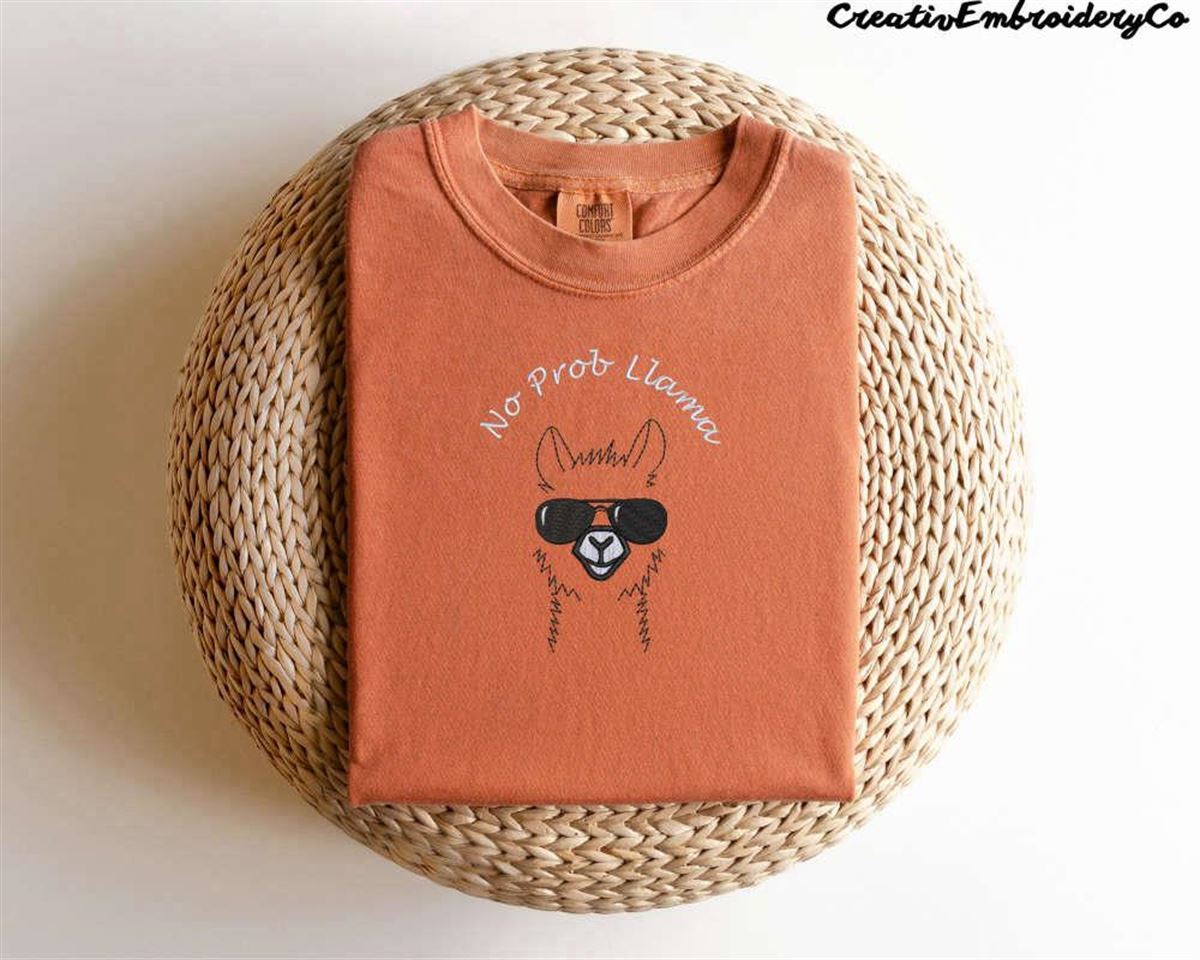 Lama Comfort Colors Embroidered Sweatshirt