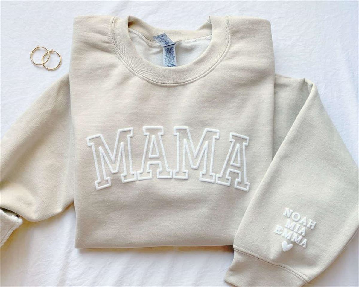 Mama Sweatshirt Personalized With Kids’ Names