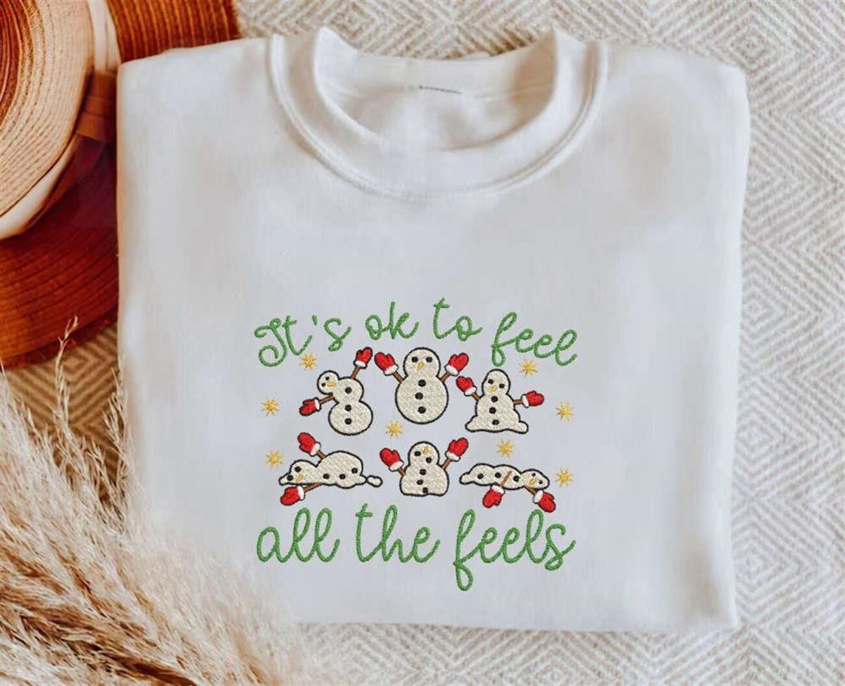 Mental Health Embroidered Sweatshirt