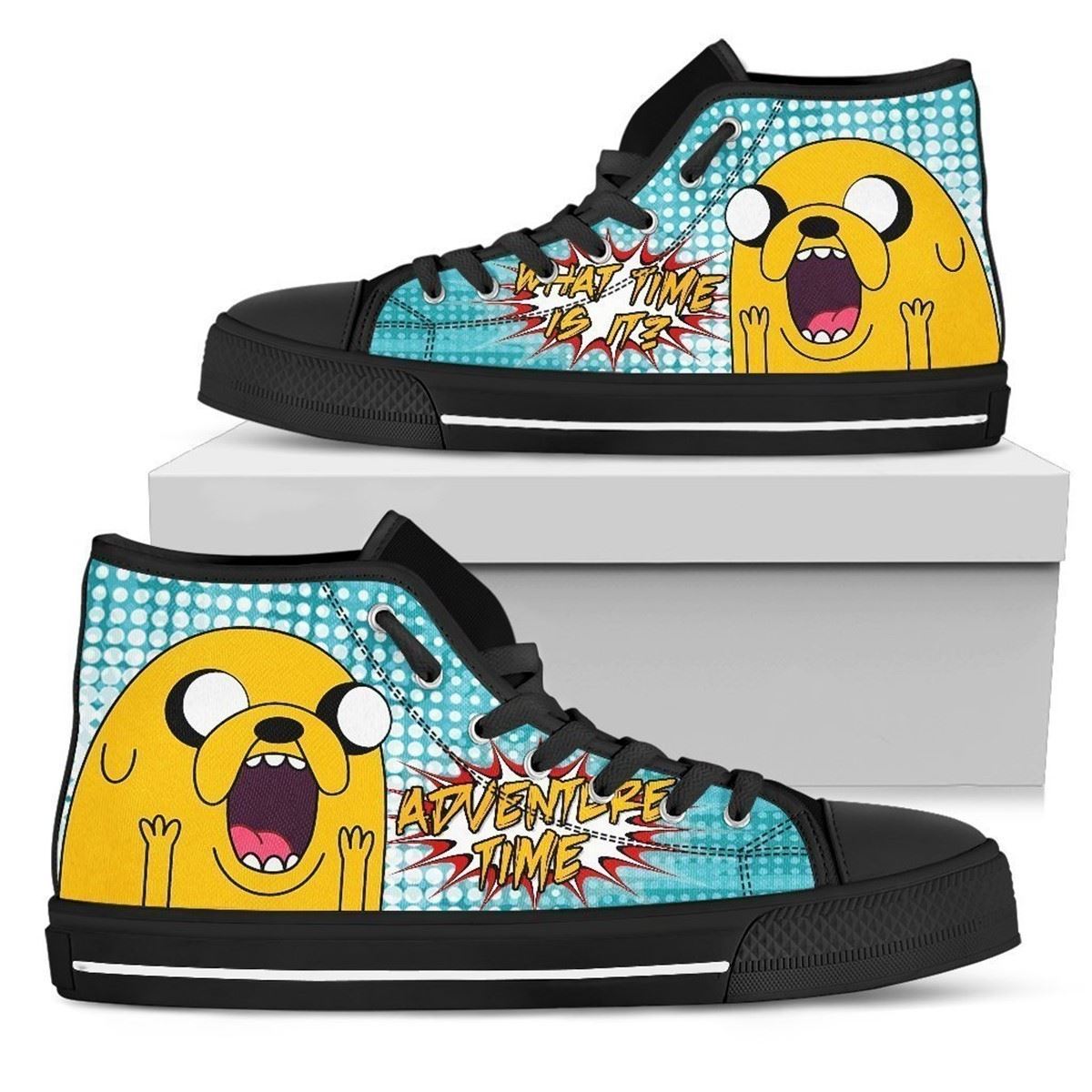 Adventure Time Jake High Top Sneakers