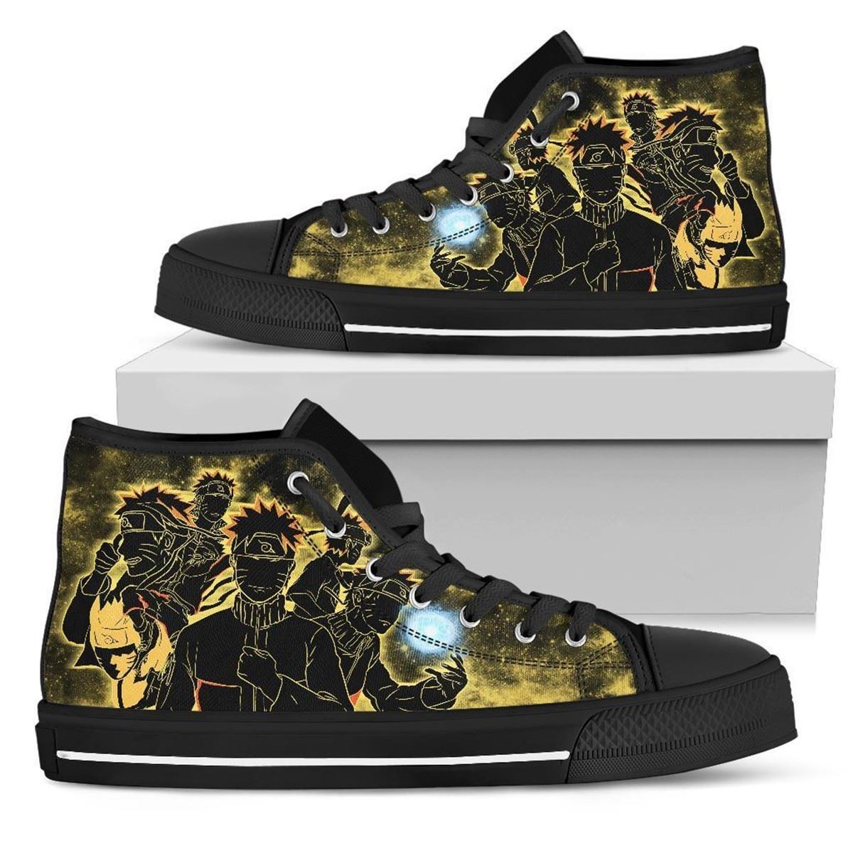 Anime Graphic High Top Sneakers