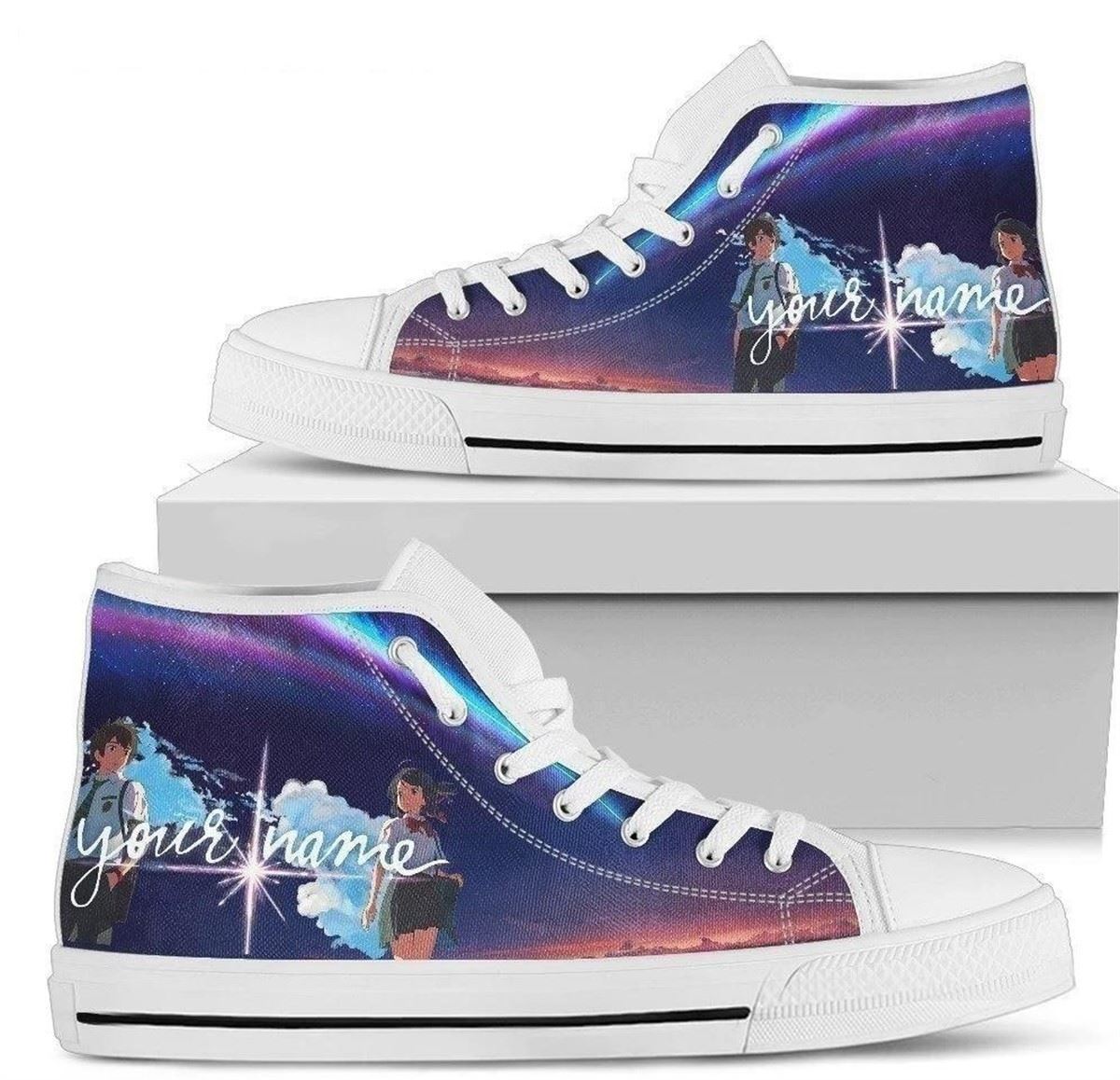 Anime Your Name High Top Custom Shoes