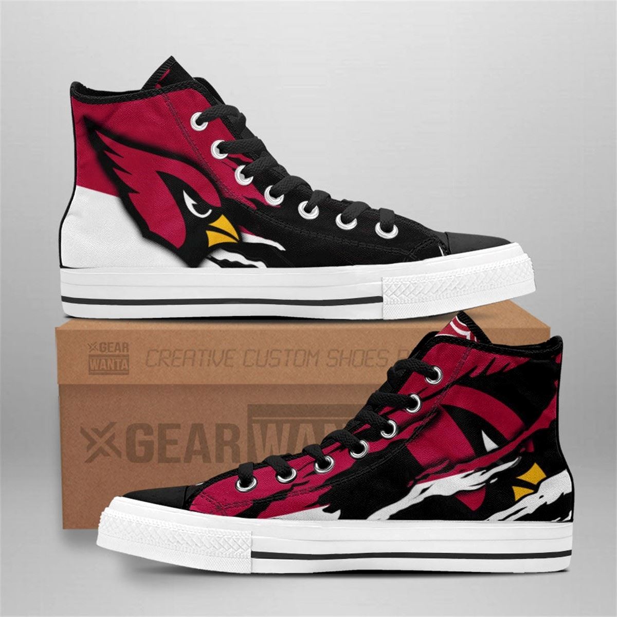 Arizona Cardinals Custom High Top Shoes