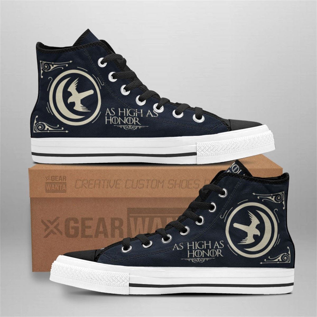 Arya Stark Game Of Thrones High Top Shoes