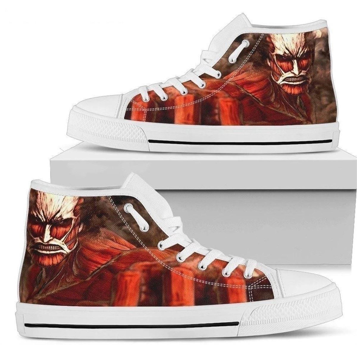 Attack On Titan Colossal Titan High Top Shoes