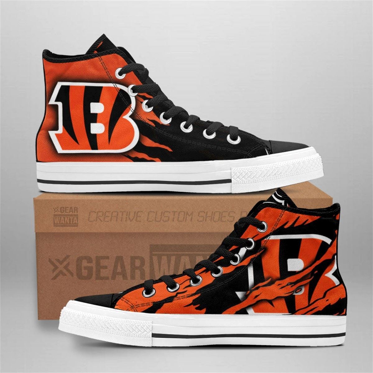 Bengals High Top Custom Shoes For Fans