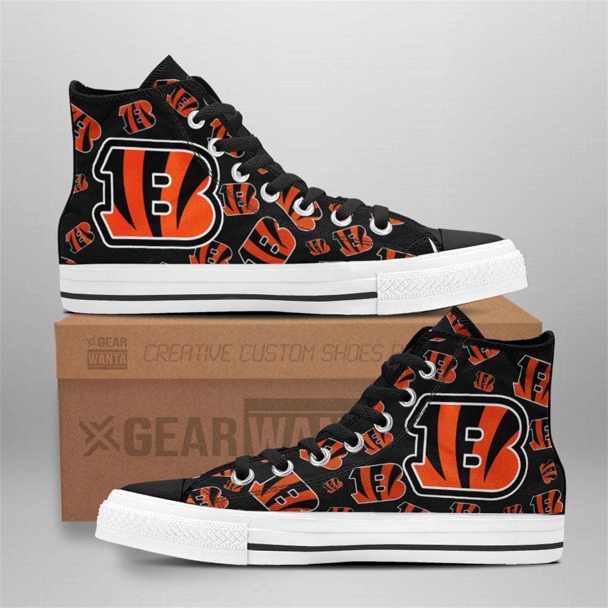 Bengals High Top Custom Sneakers For Fans