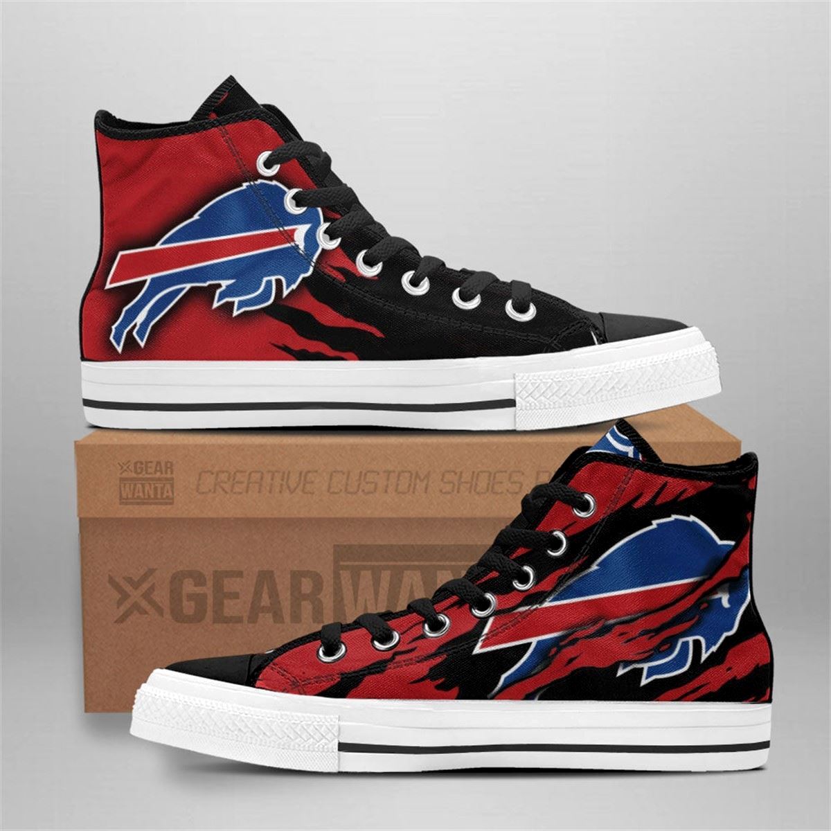 Buffalo Bills High Top Fan Shoes