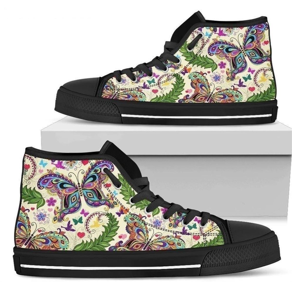 Butterfly High Top Women’s Shoes