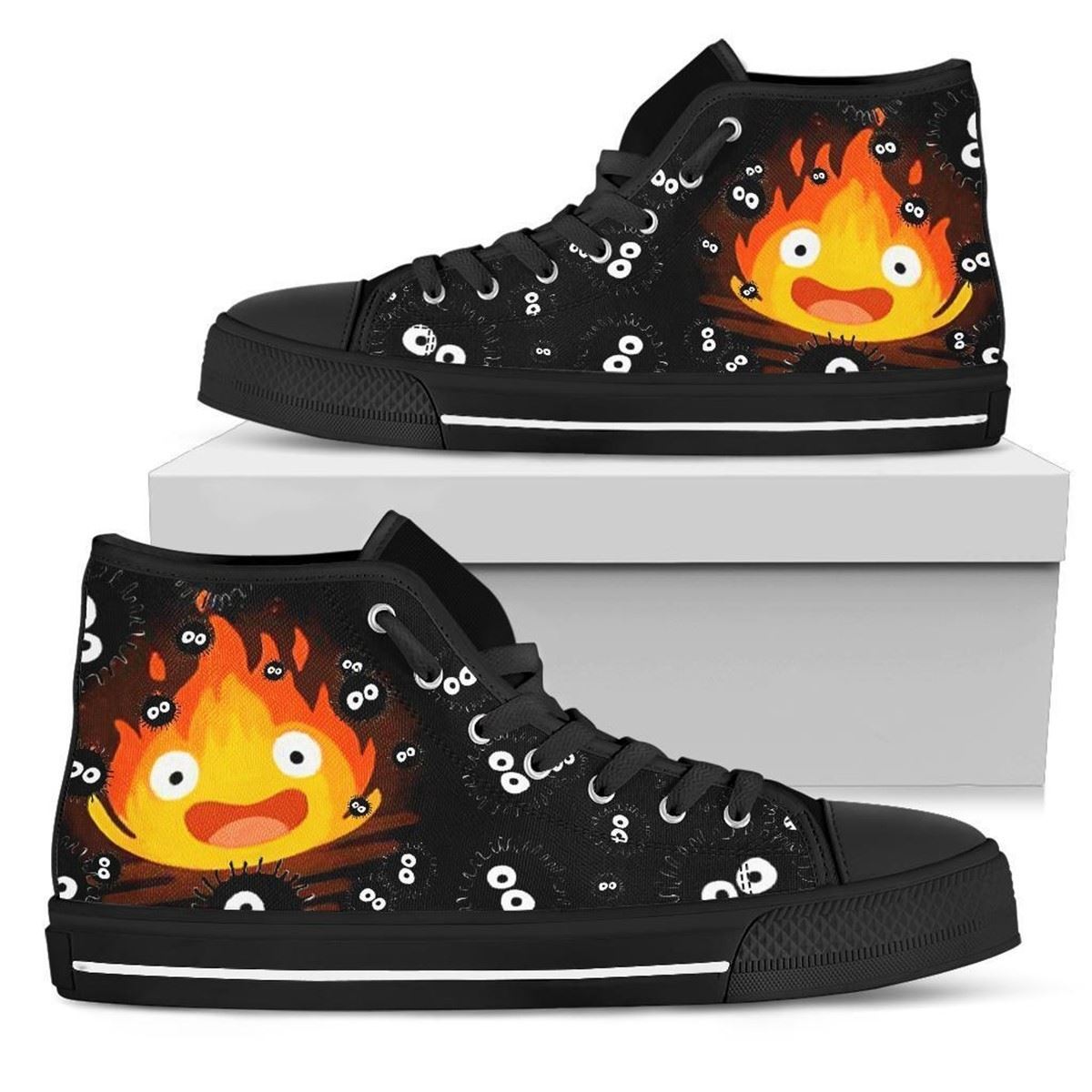 Calcifer Howl’s Moving Castle High Top Shoes