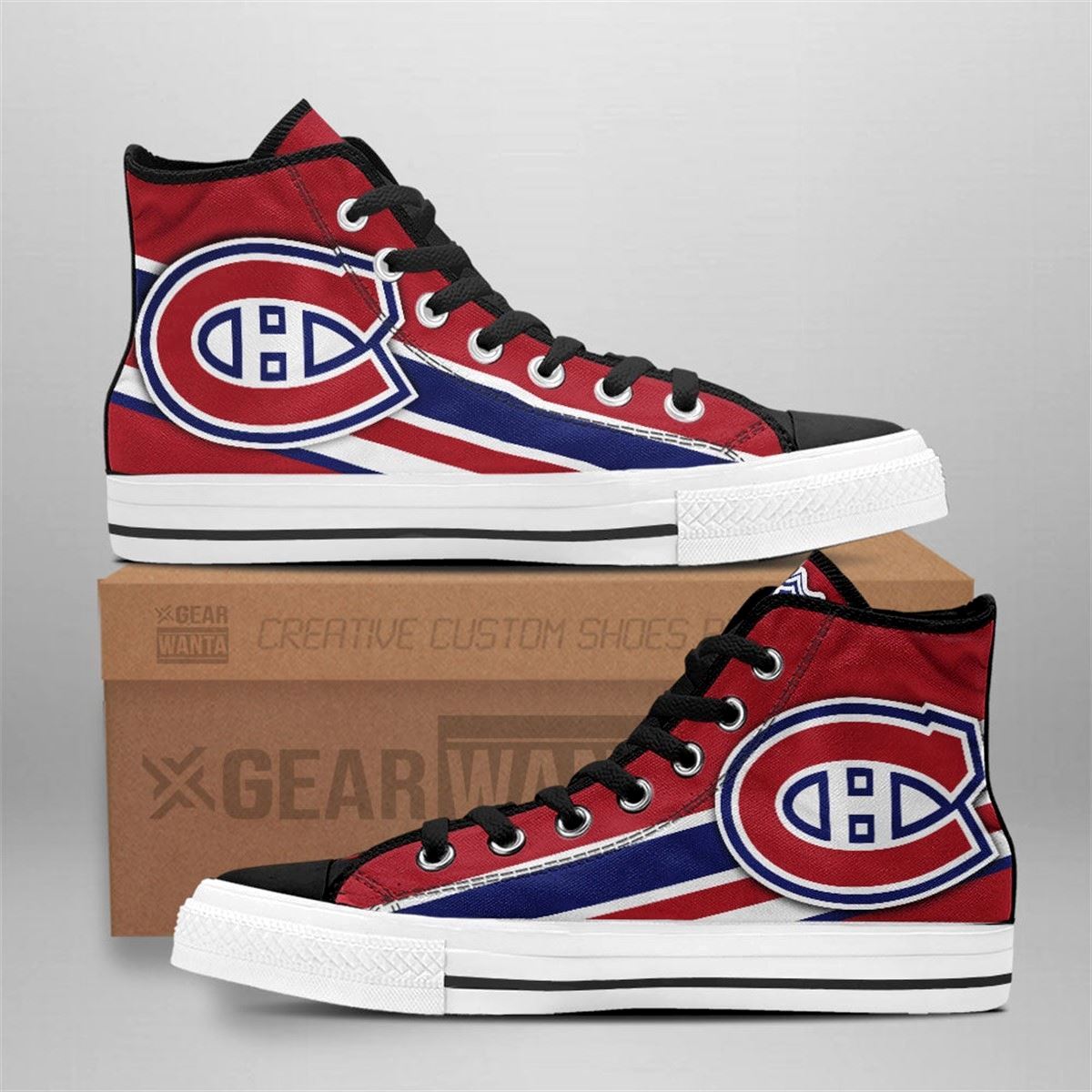 Canadiens High Top Custom Sneakers