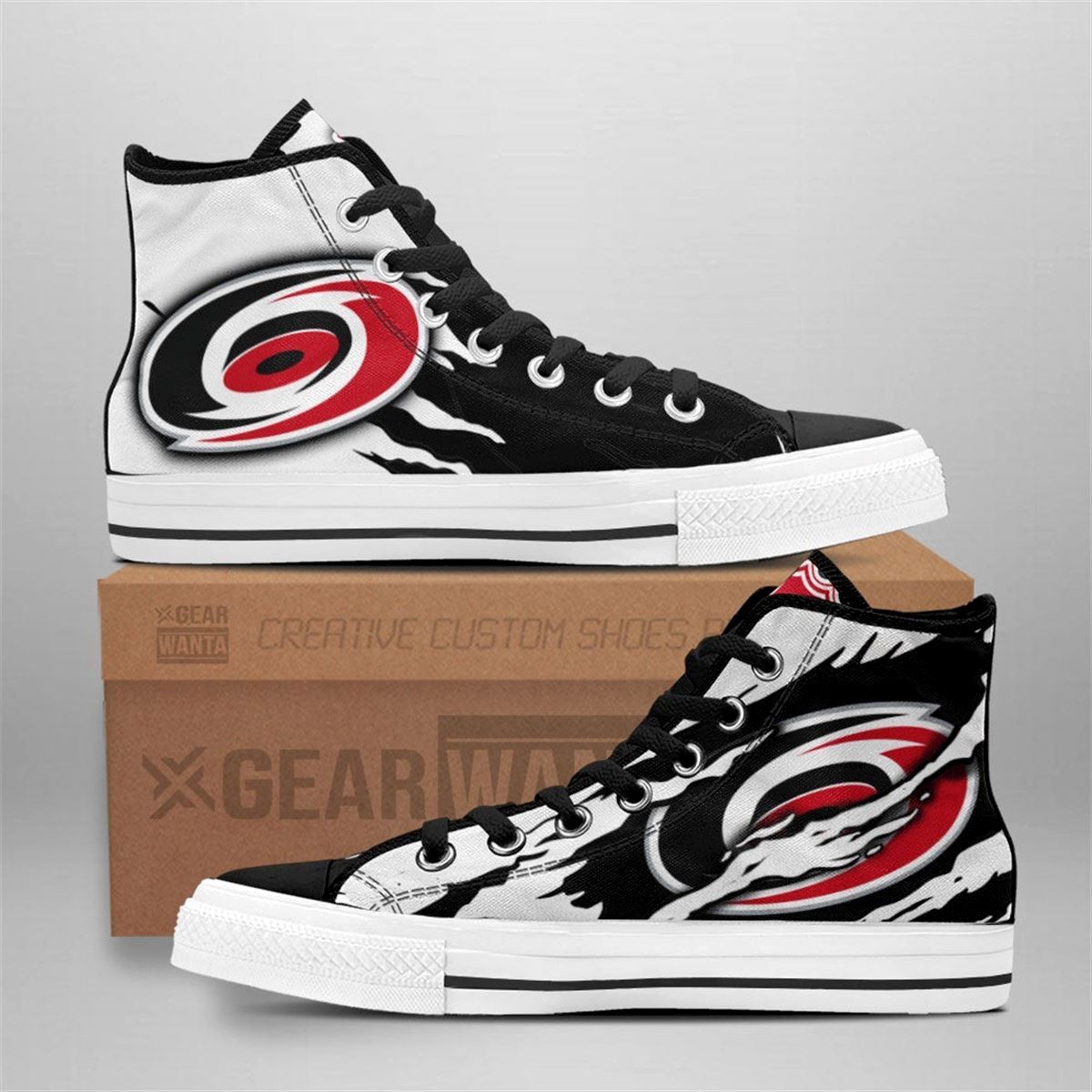 Carolina Hurricanes Custom High Top Shoes