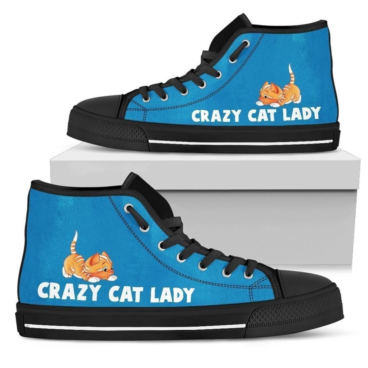 Cat Lady High Top Shoes For Women