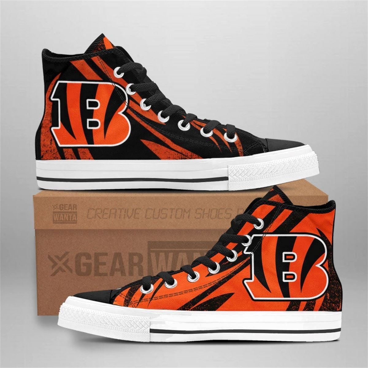 Cincinnati Bengals Custom High Top Sneakers