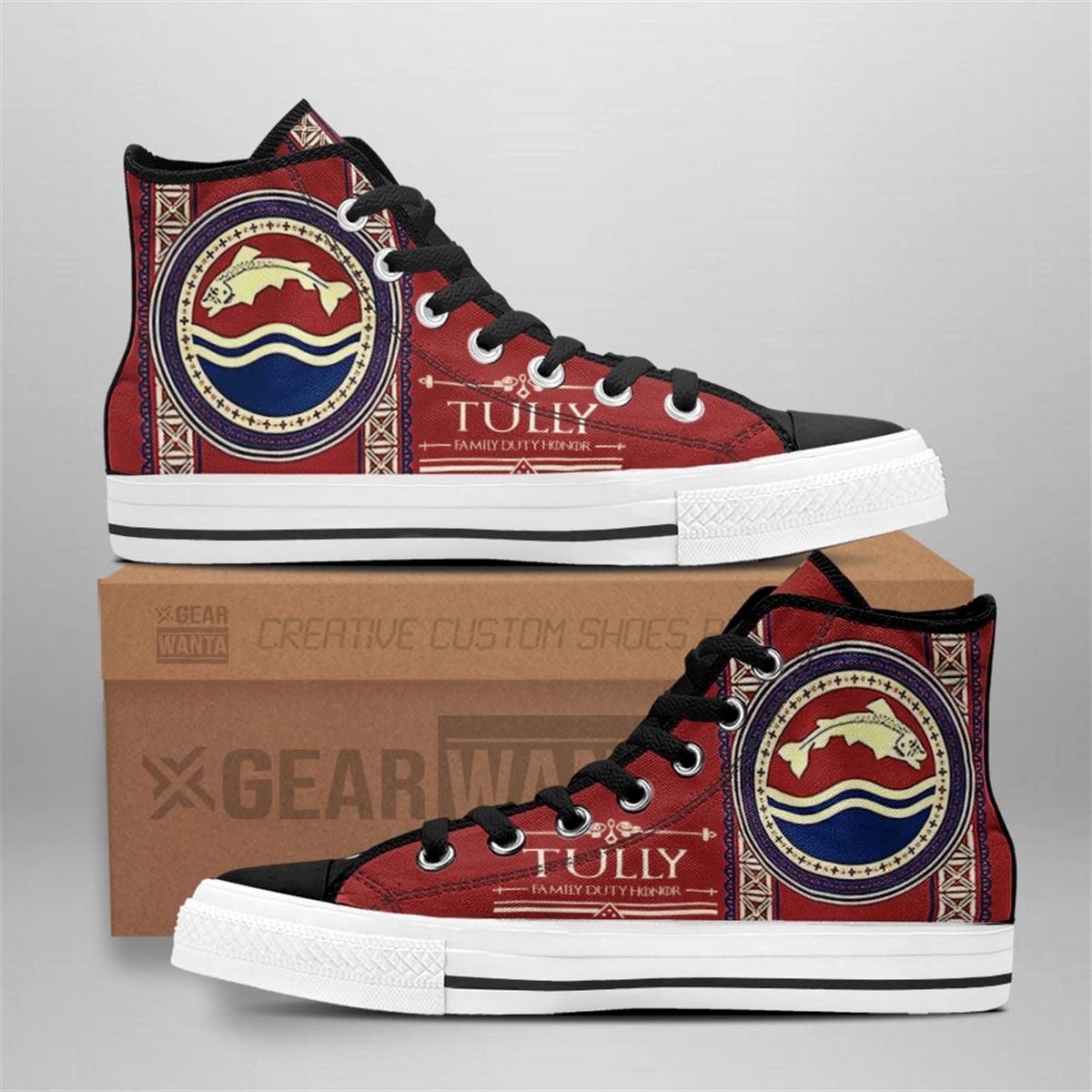 Custom Game Of Thrones High Top Shoes For Fans