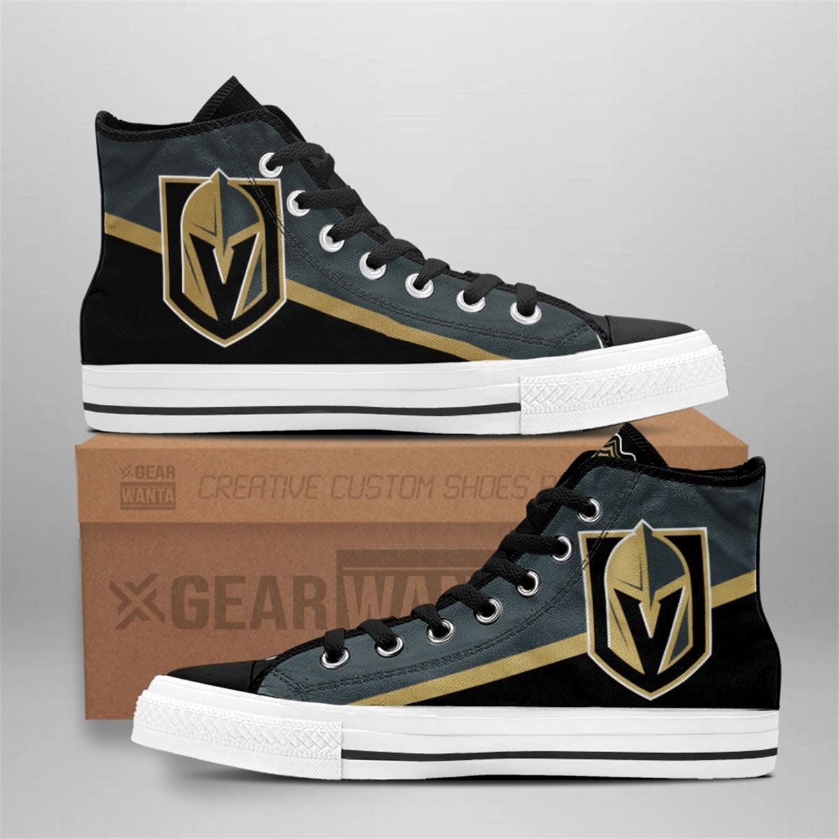 Custom Vegas Golden Knights Sneakers