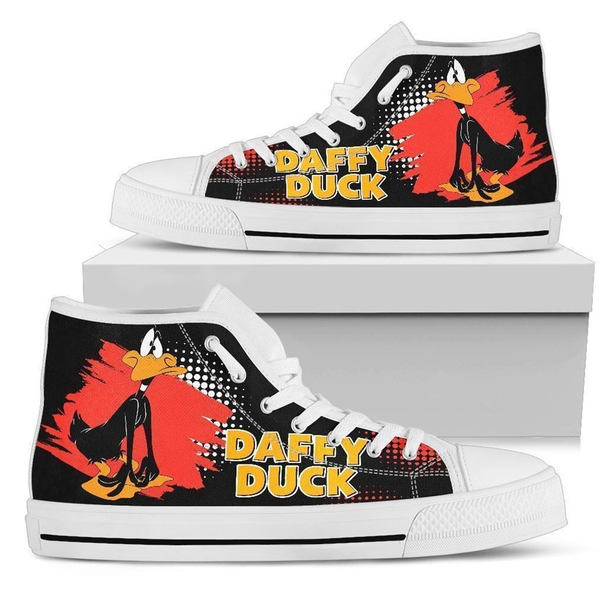 Daffy Duck Looney Tunes High Top Shoes