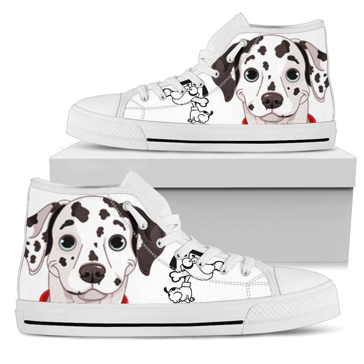 Dalmatian High Top Sneakers