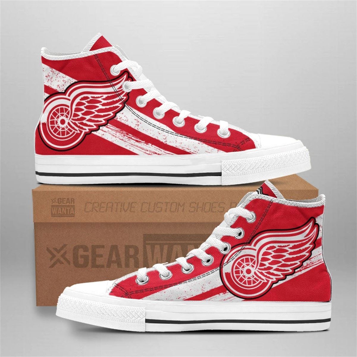 Detroit Red Wings Custom High Top Sneakers