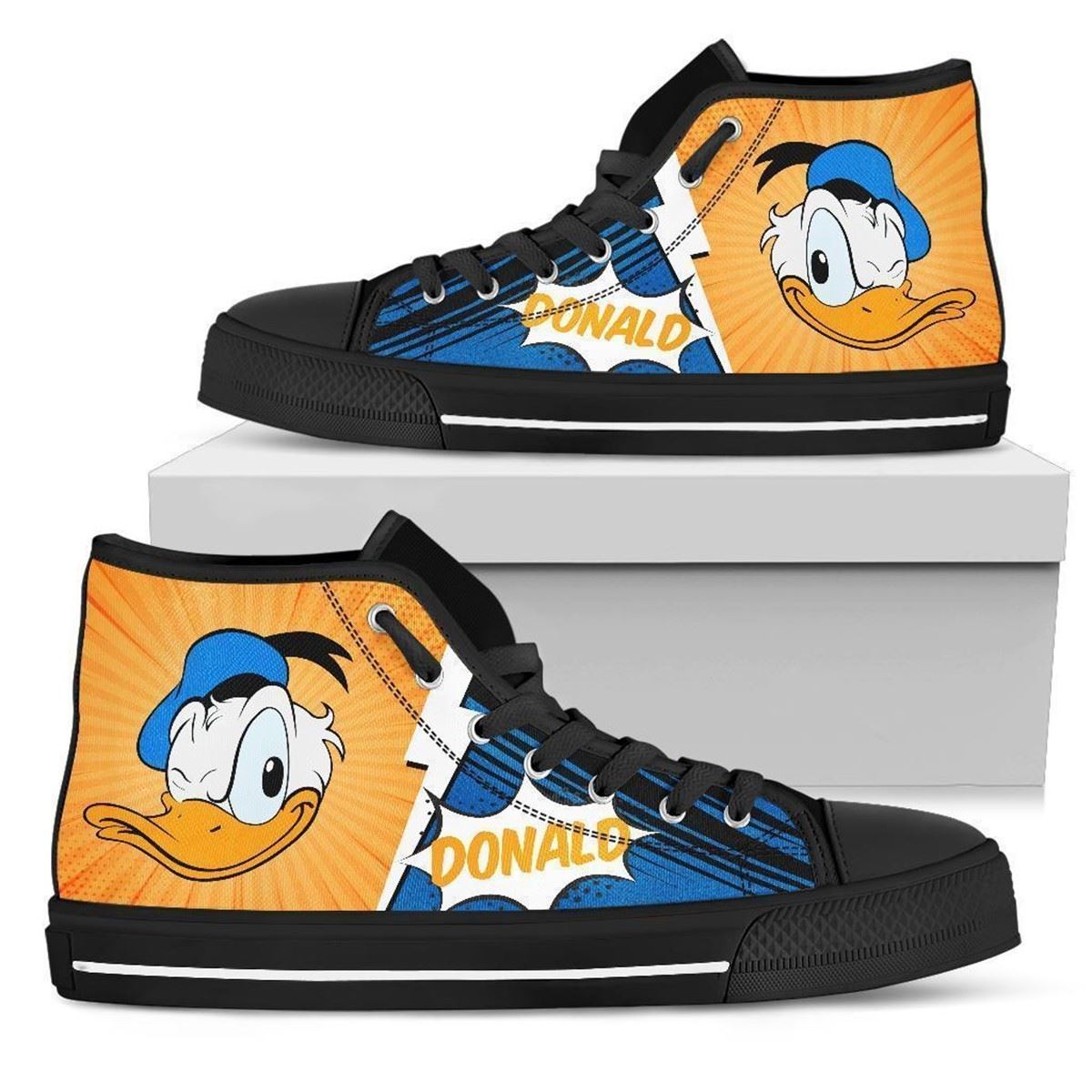 Donald Duck Custom High Top Shoes