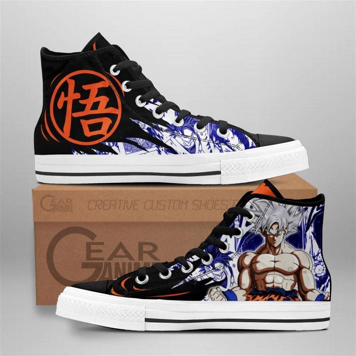 Dragon Ball Z Goku Ultra Instinct High Top Sneakers