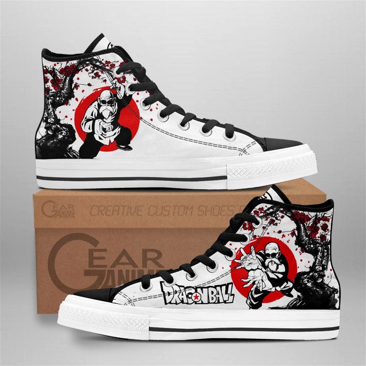 Dragon Ball Z Master Roshi Anime High Top Sneakers