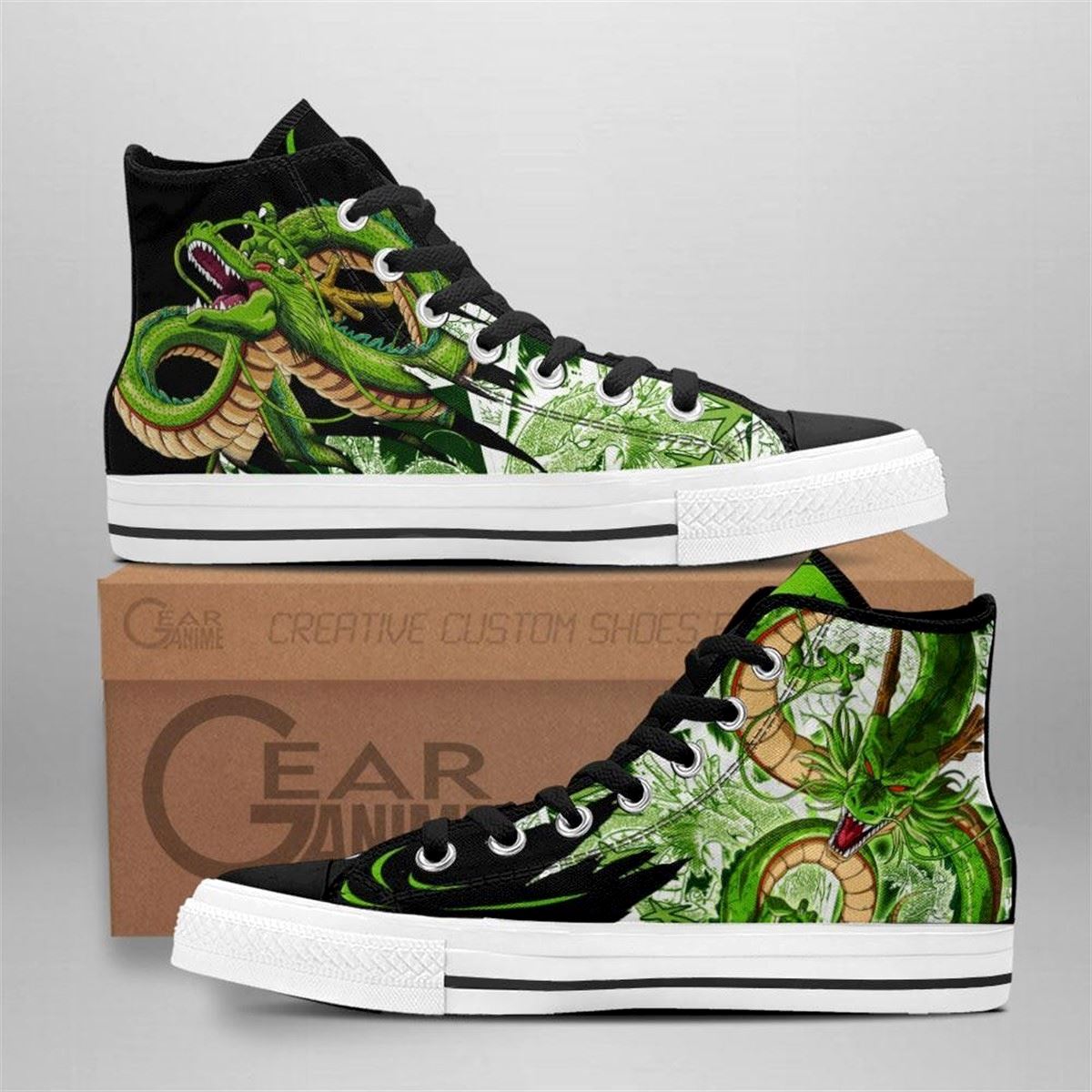 Dragon Ball Z Shenron High Top Anime Manga Sneakers