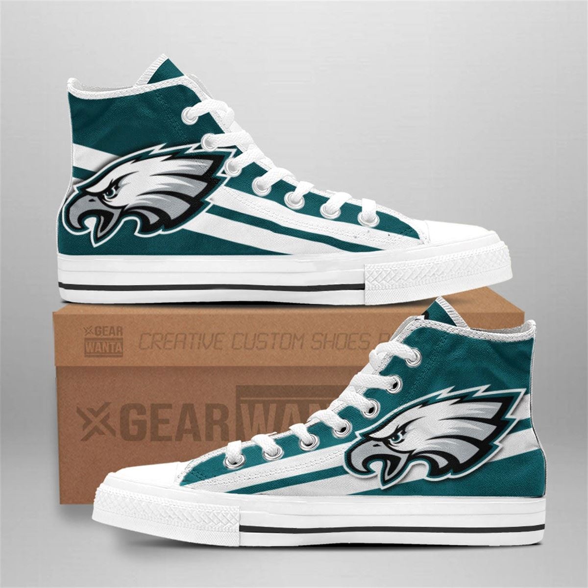 Eagles High Top Custom Shoes