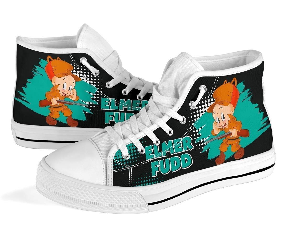 Elmer Fudd High Top Shoes Looney Tunes Fan Shoes