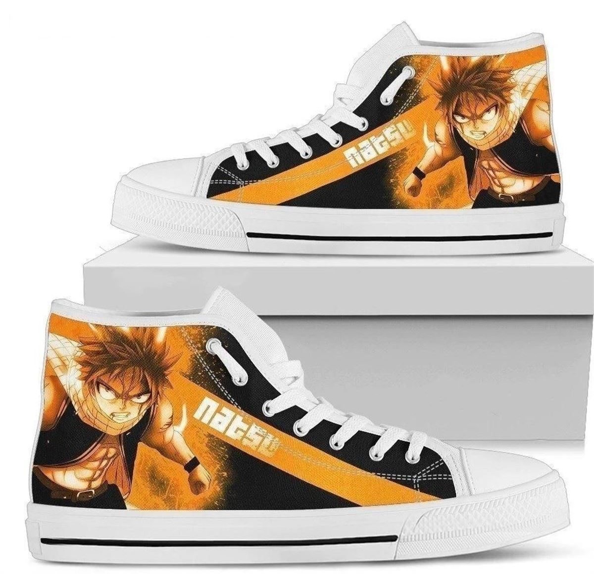 Fairy Tail Anime High Top Shoes – Custom Natsu