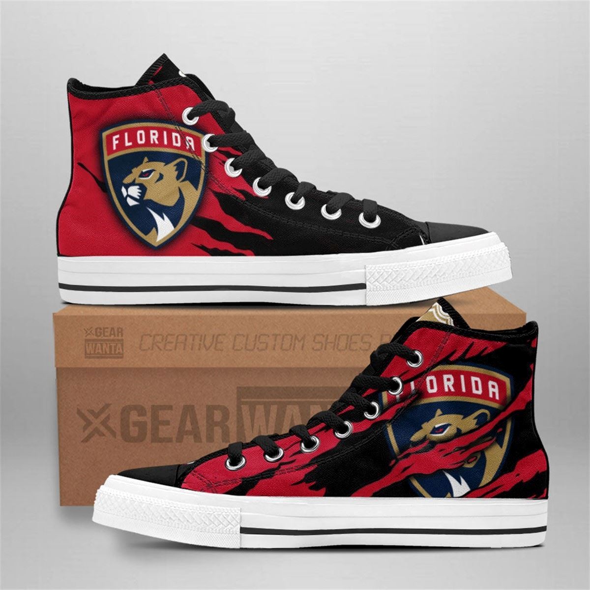 Florida Panthers Custom High Top Shoes