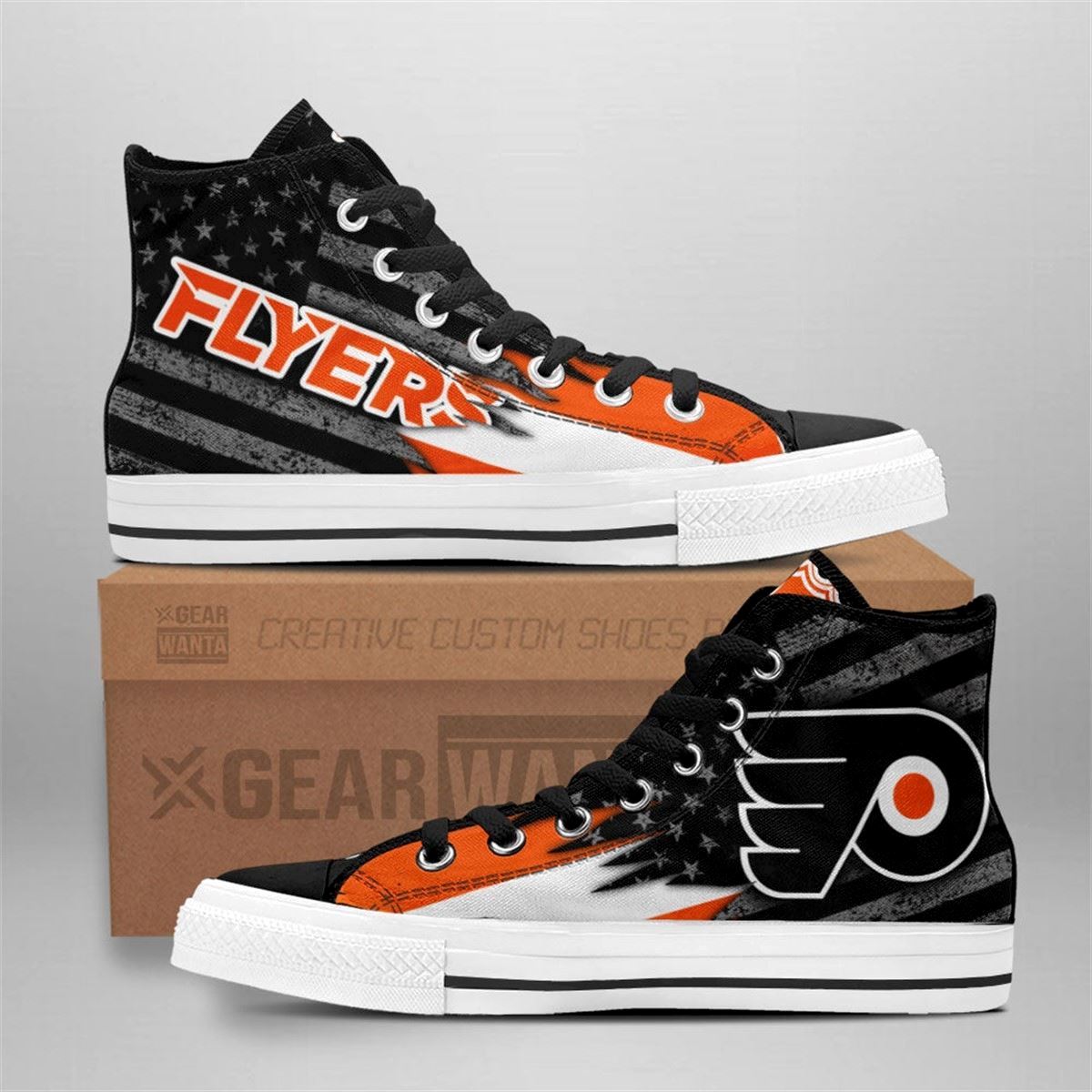 Flyers High Top American Flag Sneakers