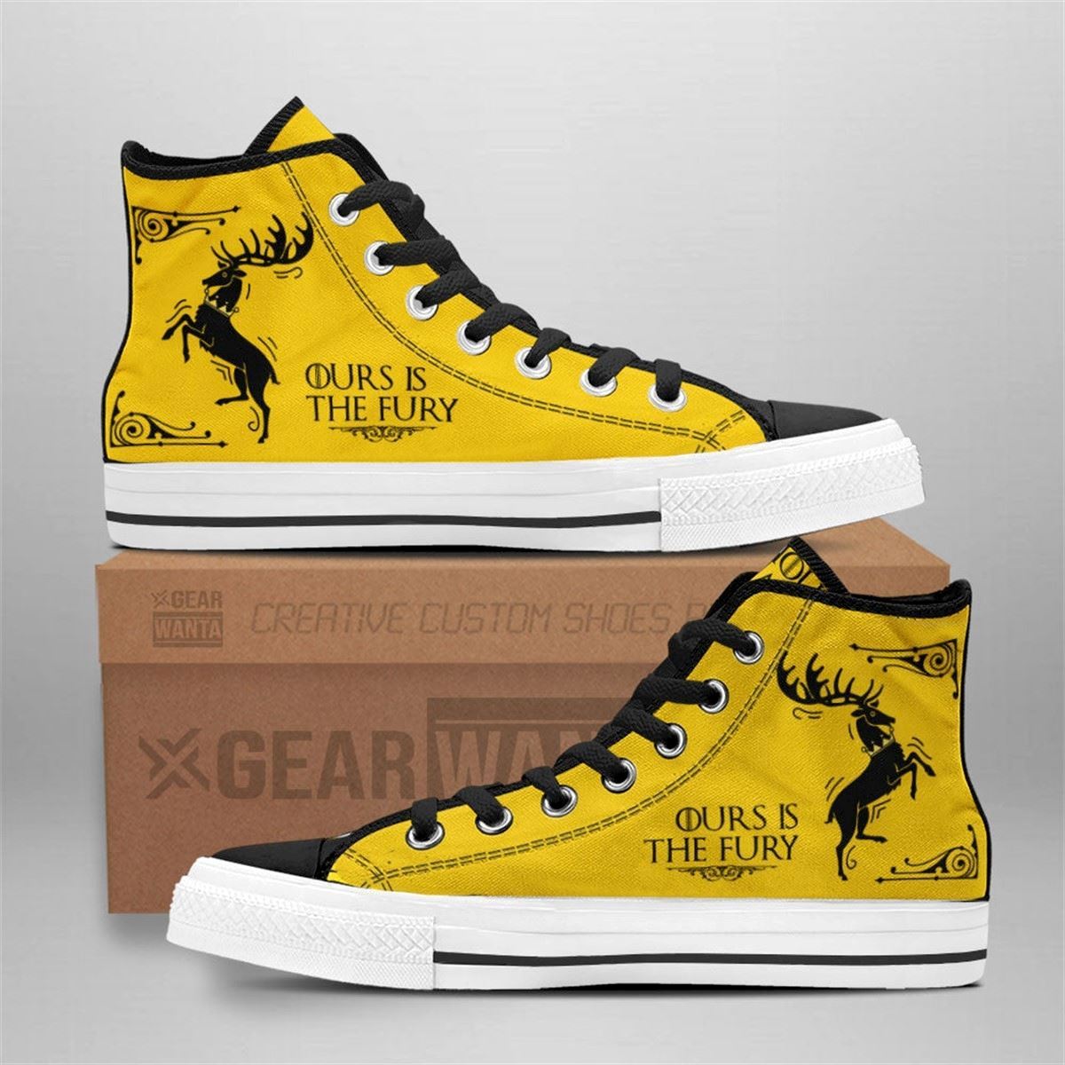 Game Of Thrones Baratheon High-top Shoes For Fans