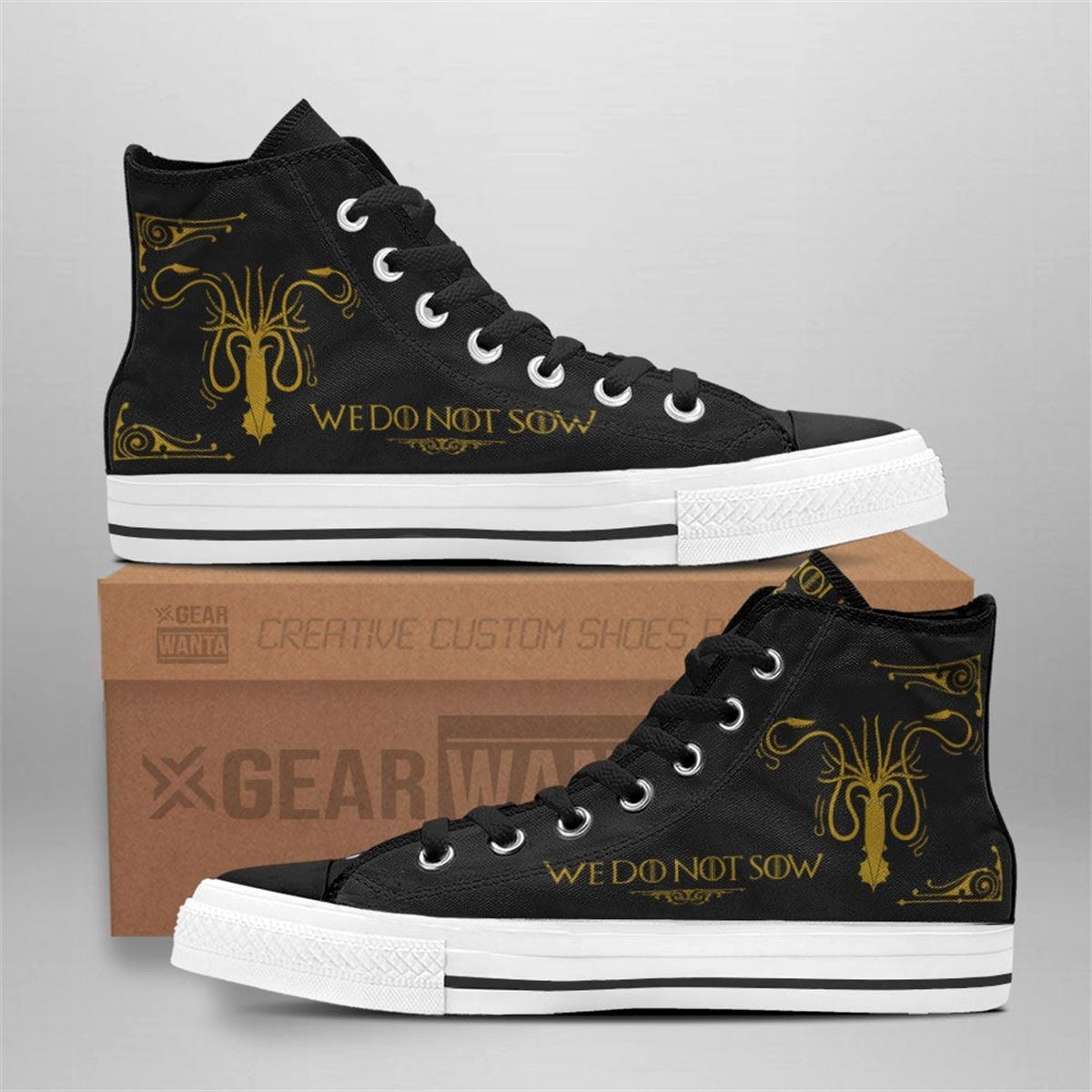 Game Of Thrones Greyjoy High-top Fan Shoes