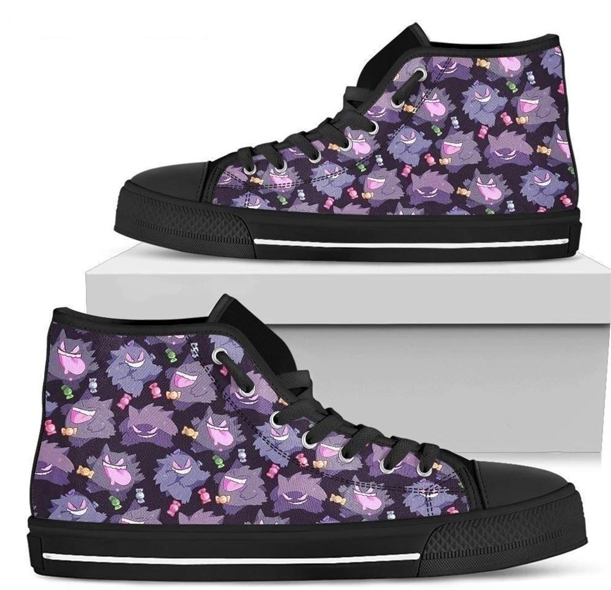 Gengar High Top Shoes For Pokmon Enthusiasts