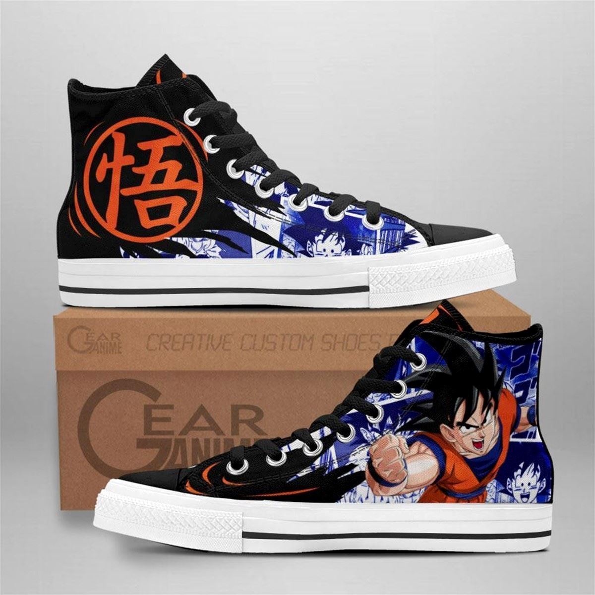 Goku High Top Dragon Ball Anime Sneakers