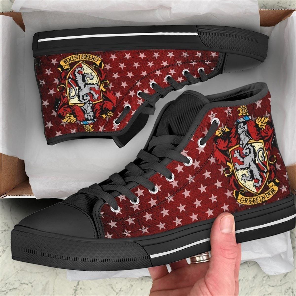 Gryffindor High Top Sneakers Harry Potter