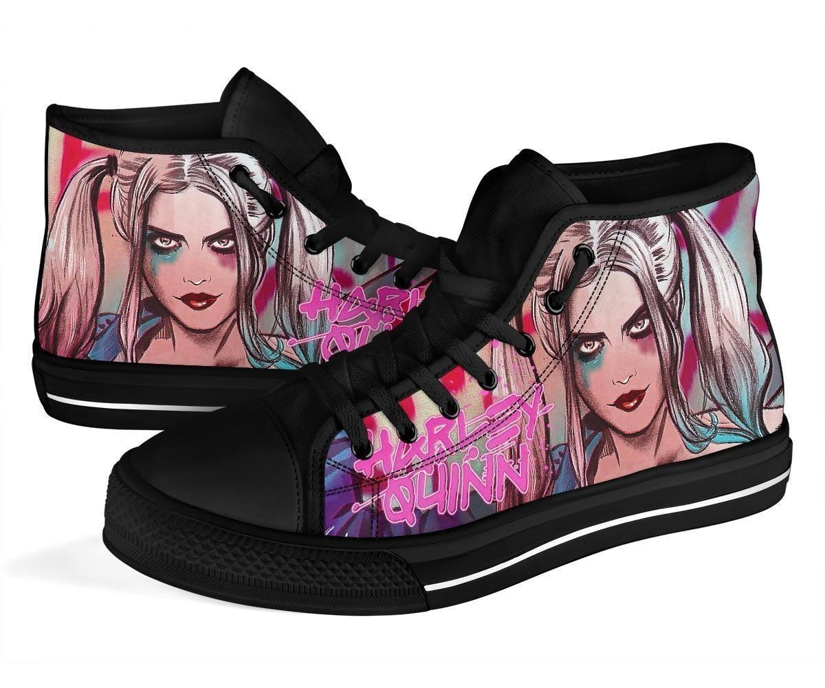 Harley Quinn Custom High Top Shoes