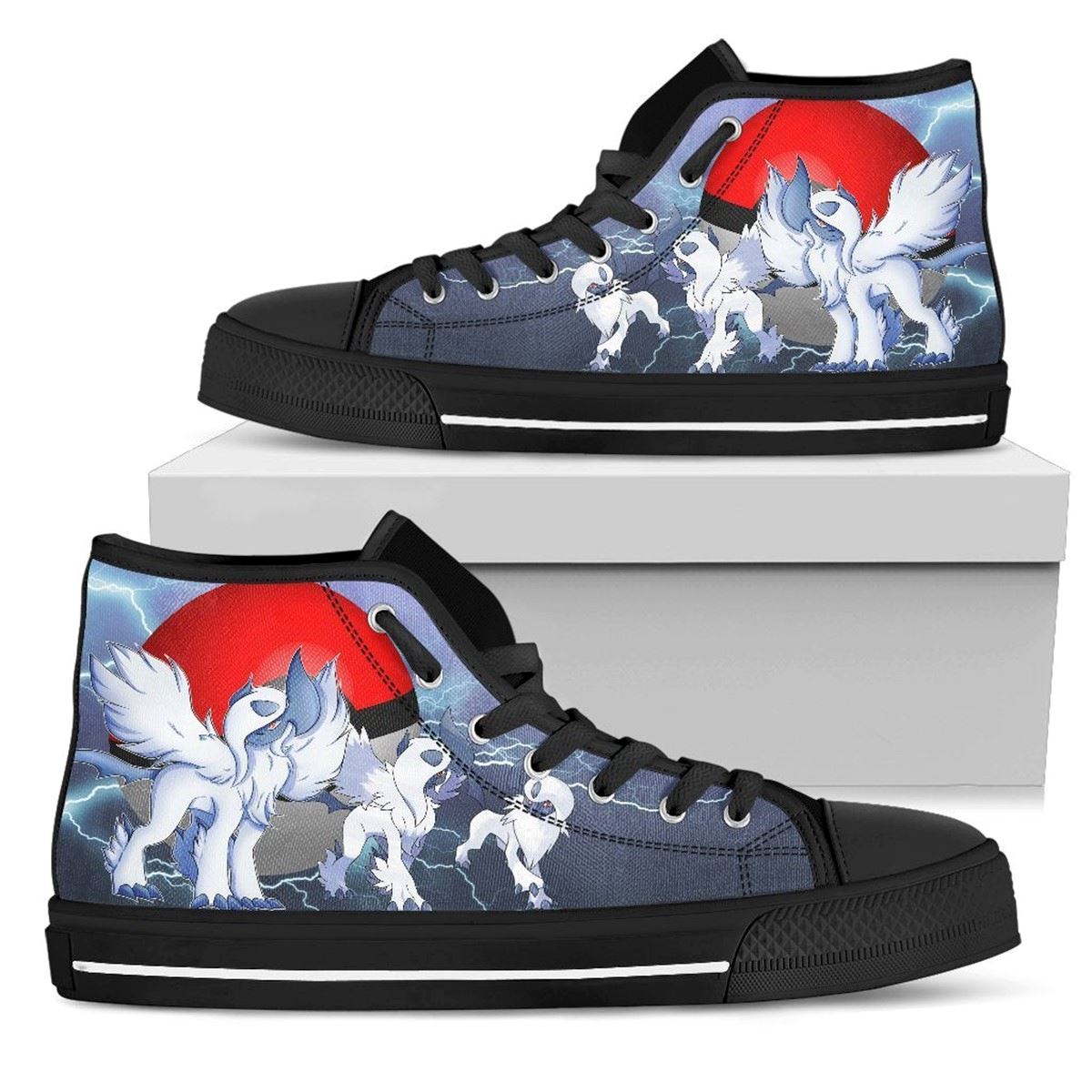 High Top Custom Shoes By Absol